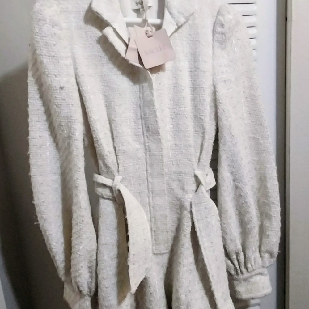 Saulee Romper In Ivory